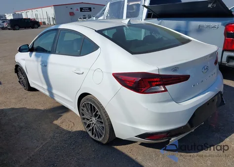 2020 Hyundai Elantra Sel из США, поврежденный, VIN 5NPD84LFXLH570547